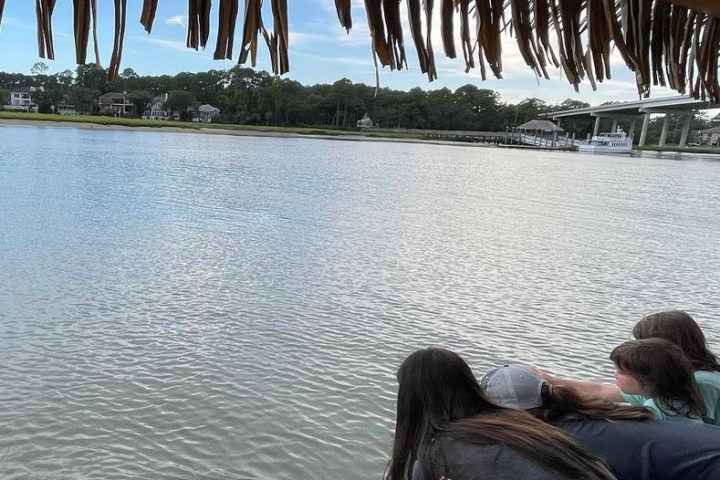 a person in a pool of water